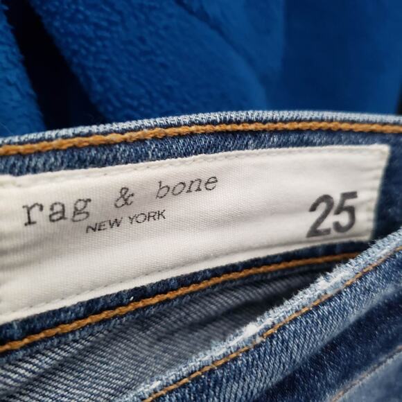 rag & bone Painted Dre Capri Skinny Jeans - 25 - Picture 5 of 6